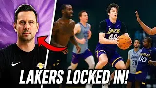 Lakers Training Camp Heats Up on Day 3! | Redick Demands &ldquo;Championship Shape&rdquo; Before Preseason