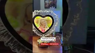 Customized Crystal Gift 🎉 Perfect for Birthday, Anniversary & Special Moments #shorts #crystalgift