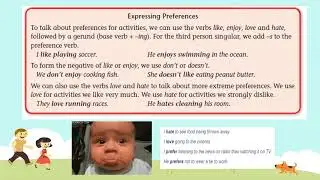 Expressing preferences   fifth grade