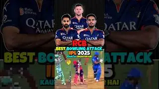 Best Bowling Attack In RCB IPL 2025 | Hazlewood vs Bhuvneshwar vs Yash Dayal #cricket #shorts