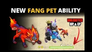 NEW FANG PET 😍 ABILITY TEST IN FREE FIRE max #edgamingyt