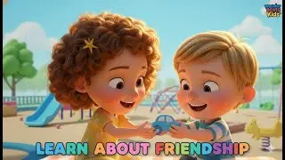 Friendship Song 🌈 | 3D Kids Rhymes & Nursery Song | Sing Along & Dance!
