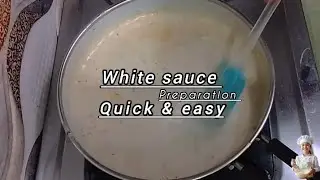 How to make white sauce| easy recipe of white sauce for pasta #whitesauce #pastasauce #flavorfusion 