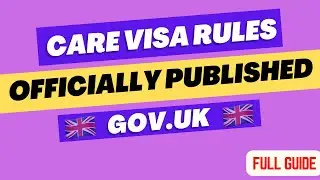 Care visa UK 🇬🇧 | Big changes | What you need to know (July 2025 update) Full Guide