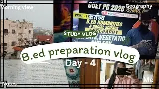 B.ed preparation vlog Evening study vlog 🌅📋🌼 
