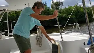 EP. 27:  Taking a break from my Tartan 27 and having a look at my stepfather's multihull-The PDQ 32.