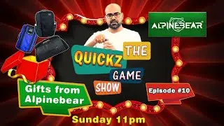 The Quickz Game Show Ep 10 Powered by AlpineBear Pakistan | Junaid Akram