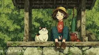 Gentle Piano for Cats - Relaxing Melodies for Deep Cat Sleep & Calming Ambiance 🐈🎶🌧️