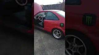 The beginning of the f22b1 vtec Civic