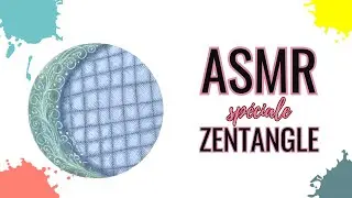 ASMR Zentangle - Motif Yincut || Pratique de pleine conscience || Art pour la relaxation
