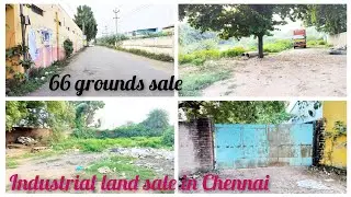 66 grounds industrial land sale in Chennai ID-636  #commercial land sale in Ambattur #industrialland