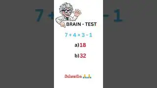 Brain Test#shortsviral#shortsvideo#trending#youtubeshorts#maths#reels#mathsquiz#shorts#short
