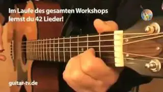 Gitarre lernen: Guitar-TV &bull; Gitarrenschule ohne Noten -  Schnelldurchlauf - Teil 1