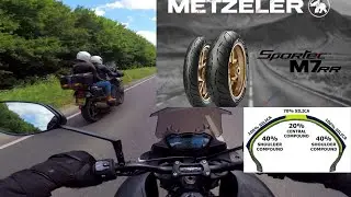 Metzler M7RR. Mam nowe opony w Suzuki GSXS 1000F. Recenzja i por&oacute;wnanie do Pirelli.