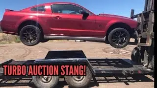 We bought a Blown Up TURBO Mustang from an Auction!