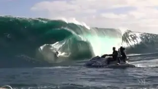 Mick Corbett's huge wave