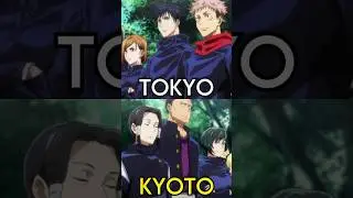 Tokyo vs Kyoto students in Jujutsu Kaisen