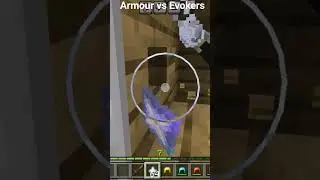Armour vs Evokers #minecraft