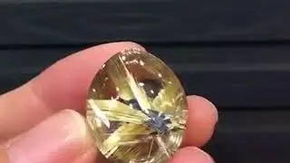 The best quality rutilated quartz crystal
