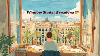 🪟 Window Study | Barcelona 🇪🇸 | Clarinet Jazz 🎶 for Deep Focus