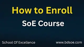 How to enroll SoE Course From Website
