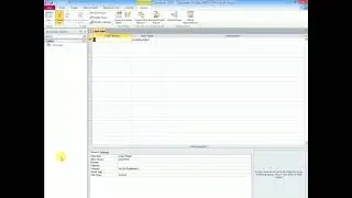 Setting up a Table in Design View using Ms Access 1