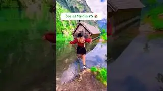 Social Media VS Reality 🌈 #shorts #socialmedia #reality