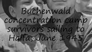 How to pronounce Buchenwald concentration camp survivors sailing to Haifa, June 1945 in English?