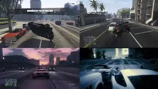 Grand Theft Auto V in Split Screen / XBox One S