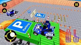 Police Quad Bike Parking Game：Advance Police Quad Bike Parking Simulator - Android GamePlay