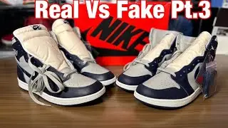 Air Jordan 1 High OG 85 Georgetown. Real Vs Fake Review. Best OG 85 rendition