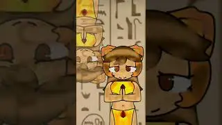 Egypt cat\Она стала кошкой египтианкой!😮😼 #gacha #art #drawing #animation
