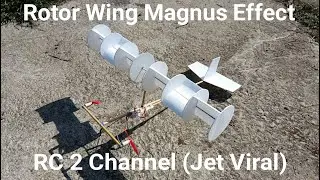 Build & Fly  Aeromodelling Rotor Wing Magnus Effect RC 2 Channel (Jet Viral) #aeromodeling