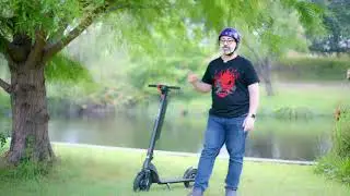 Haha Electric Scooter goes ... well it's Almost Silent Actually