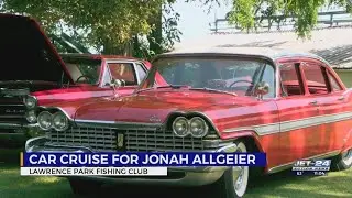 Erie rallies for 8-year-old at car cruise event
