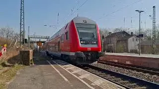 Zug Durchfahrt in Hasbergen 10.3.2025 (Trainspotting)