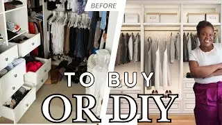 Is it Cheaper to Buy or DIY?  office to closet  makeover | Ikea Hack pt.1