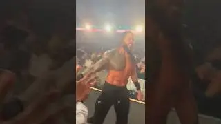 Unseen footage of a happy Roman Reigns leaving ringside off air after WWE Royal Rumble