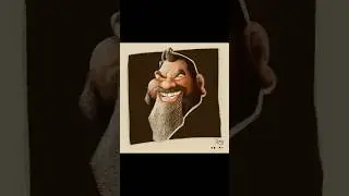 Doogie Caricature Time-Lapse | Ghost Asylum Fan Art #shorts