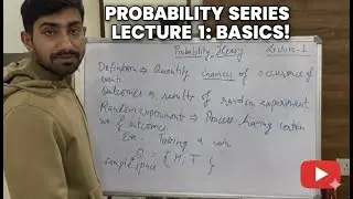 JEE/Class 12th - Probability Theory Lecture 1: Basics