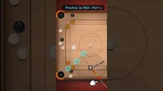 Practice Is Well Part -1👍 Indirect Trick ✅🤫#shorts #ytshort #carrompool #viral #indirectshots
