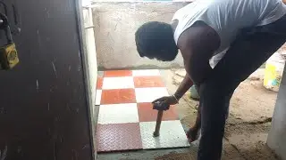 WoW Amazing! parking Tiles design-School parking Area design Tile installation Easy and fastest