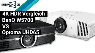 Beamer Test: BenQ W5700 vs. Optoma UHD65 | HDR und DCI Farbraum Vergleich + Tuning Möglichkeiten
