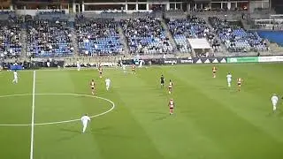 Carlos Coronel of New York Red Bulls stops Iv&aacute;n Jaime of CF Montreal (Impact) again 9/20/25