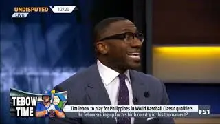 Shannon Sharpe: Mets' Tim Tebow to play for Philippines in World Baseball Classic qualifiers
