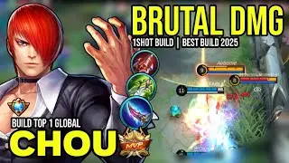 CHOU BEST BUILD 2025 | BUILD TOP 1 GLOBAL CHOU GAMEPLAY | MOBILE LEGENDS✓