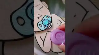 Paper Doll Baby Care 🍼🧼❤️#papercraft #paperdolls