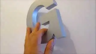 cast aluminium letters