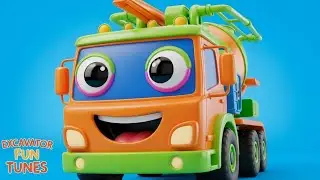 Learning with Construction Trucks | Kids Songs & 3D Animation
