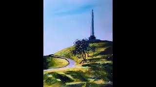 10-Minuten-Malerei: One Tree Hill (Auckland, Neuseeland)
